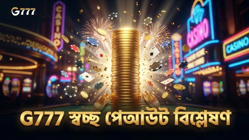 G777 এর স্বচ্ছ পেআউট বিশ্লেষণ থেকে সঠিক সিদ্ধান্ত নিন