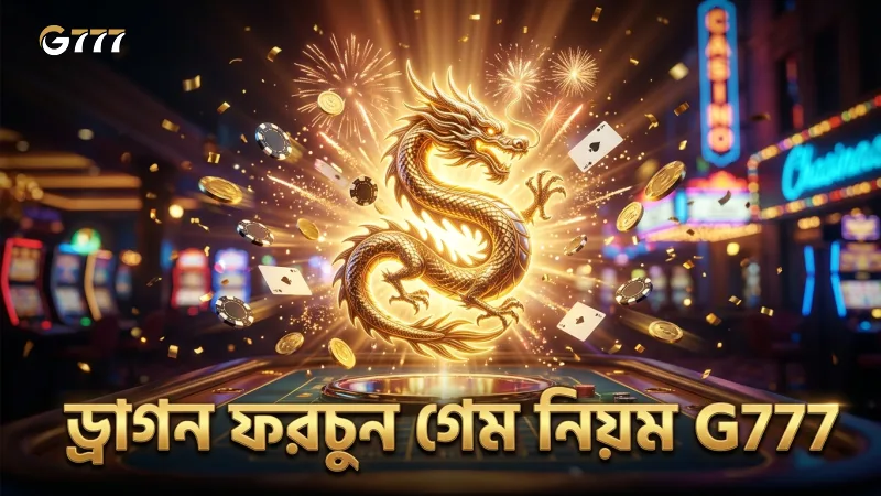 ড্রাগন ফরচুন গেমের মূল নিয়ম ও কাঠামো স্পষ্টভাবে উপস্থাপন।