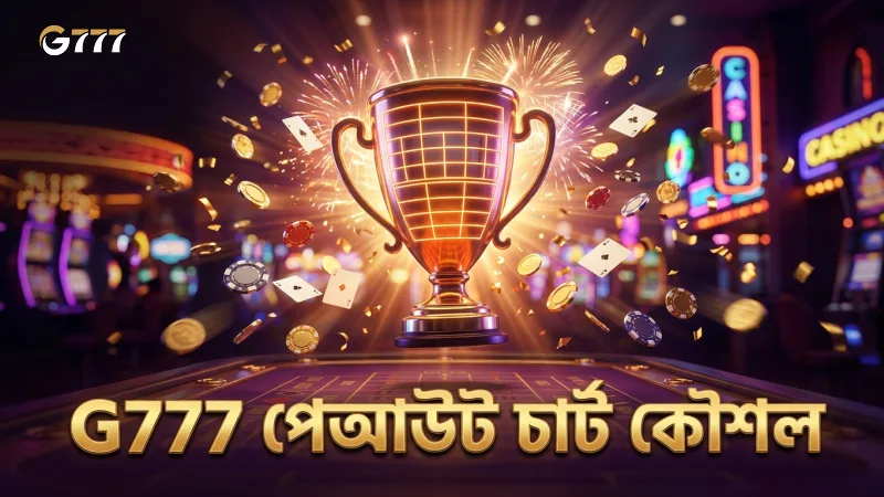 G777 পেআউট চার্ট বুঝে সঠিক বাজি কৌশল গড়ে তুলুন