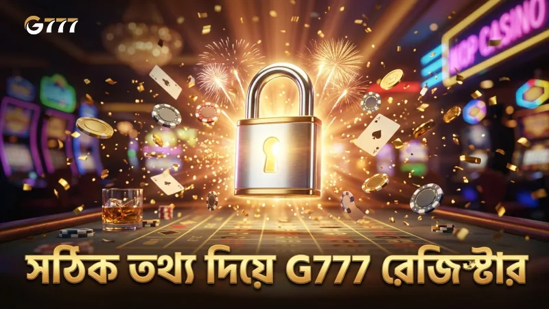 দ্রুত ও সঠিক তথ্য দিয়ে G777 রেজিস্টার সফল করুন, ভুল এড়ান চিন্তাভাবনা করুন