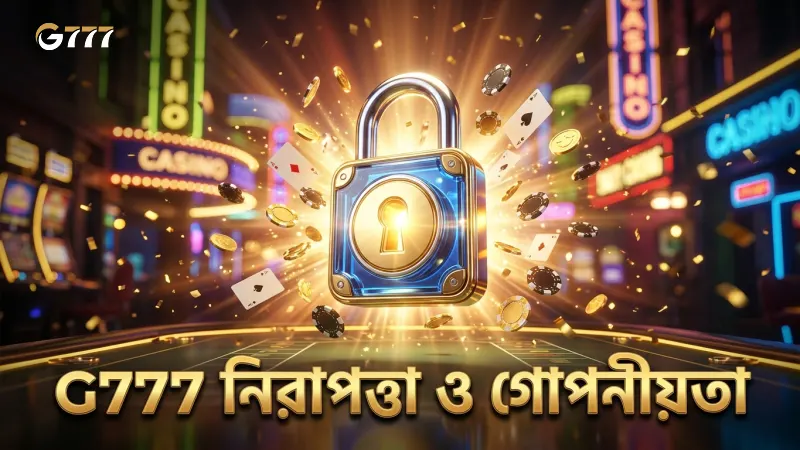 G777 নিরাপত্তা ব্যবস্থা এবং দায়িত্বশীল গেমিংয়ের গুরুত্ব।