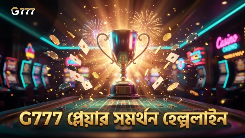 অ্যাসিস্টেন্স হেল্পলাইন G777 এর প্লেয়ার সুরক্ষায় সহায়ক