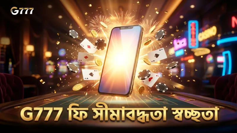 G777 প্ল্যাটফর্মে ফি ও লিমিটের স্বচ্ছতা সর্বোচ্চ।
