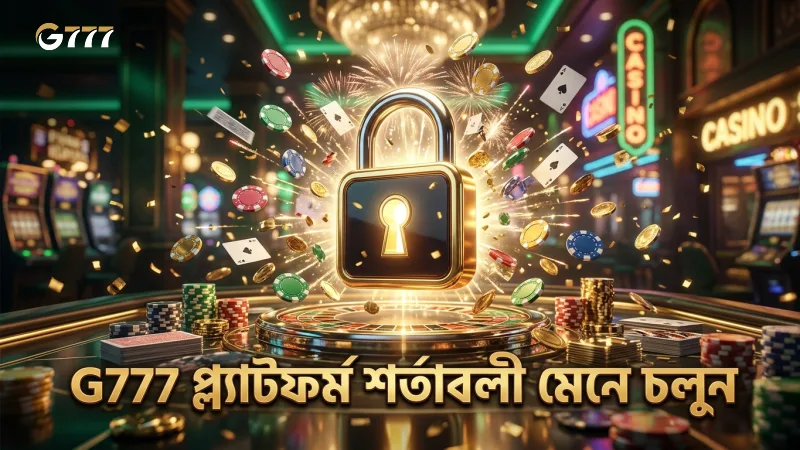 G777 প্ল্যাটফর্মের মৌলিক শর্তাবলী মেনে চলুন নিরাপদ খেলায় প্রবেশ করুন